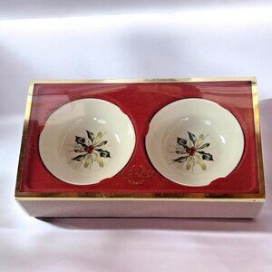 Lenox Winter Greetings Set of 2 Dipping Bowls